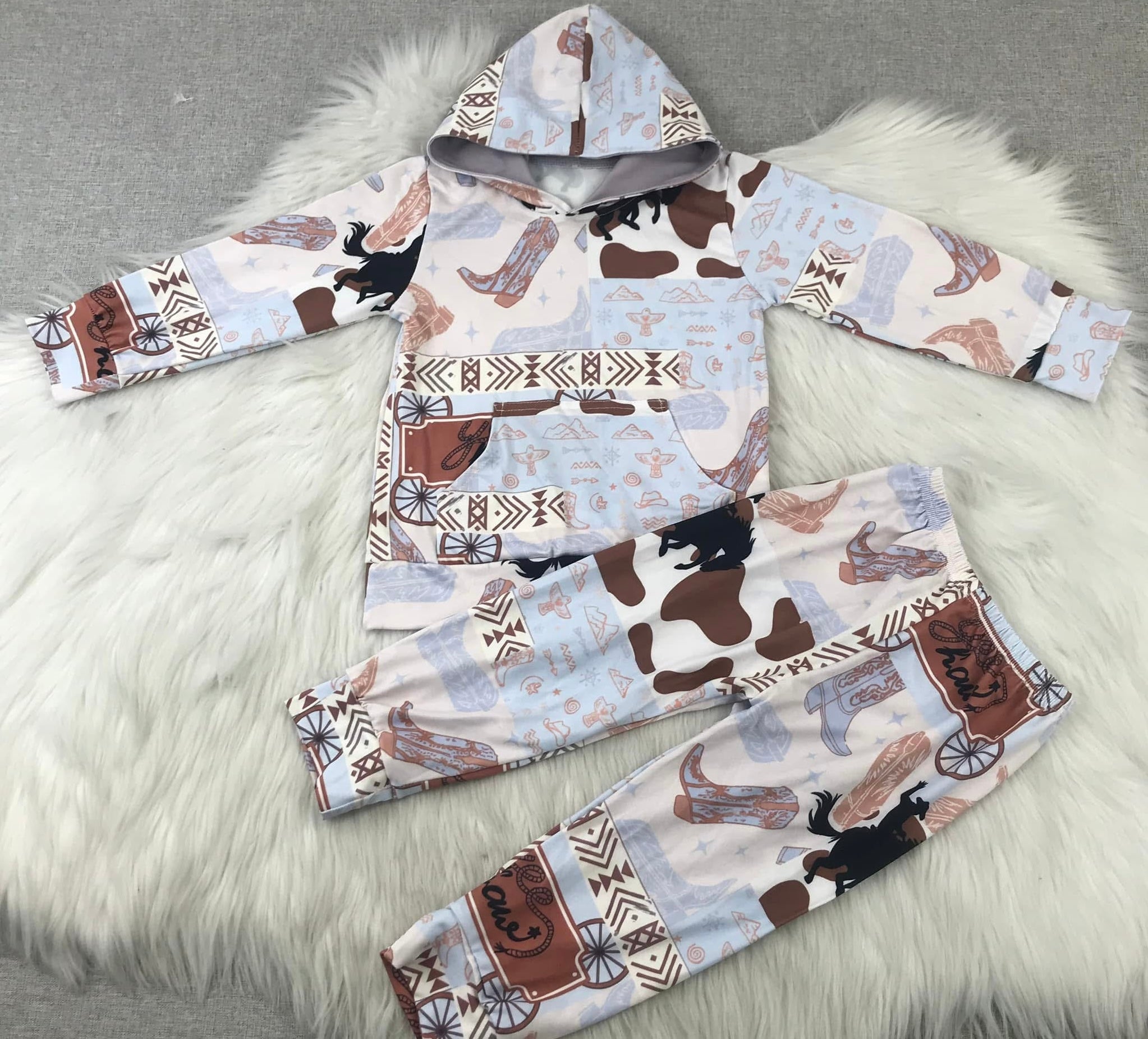 Little Cowboy Hoodie Set 🤠🐎🌵