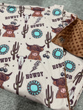 Howdy Highland Toddler Blanket