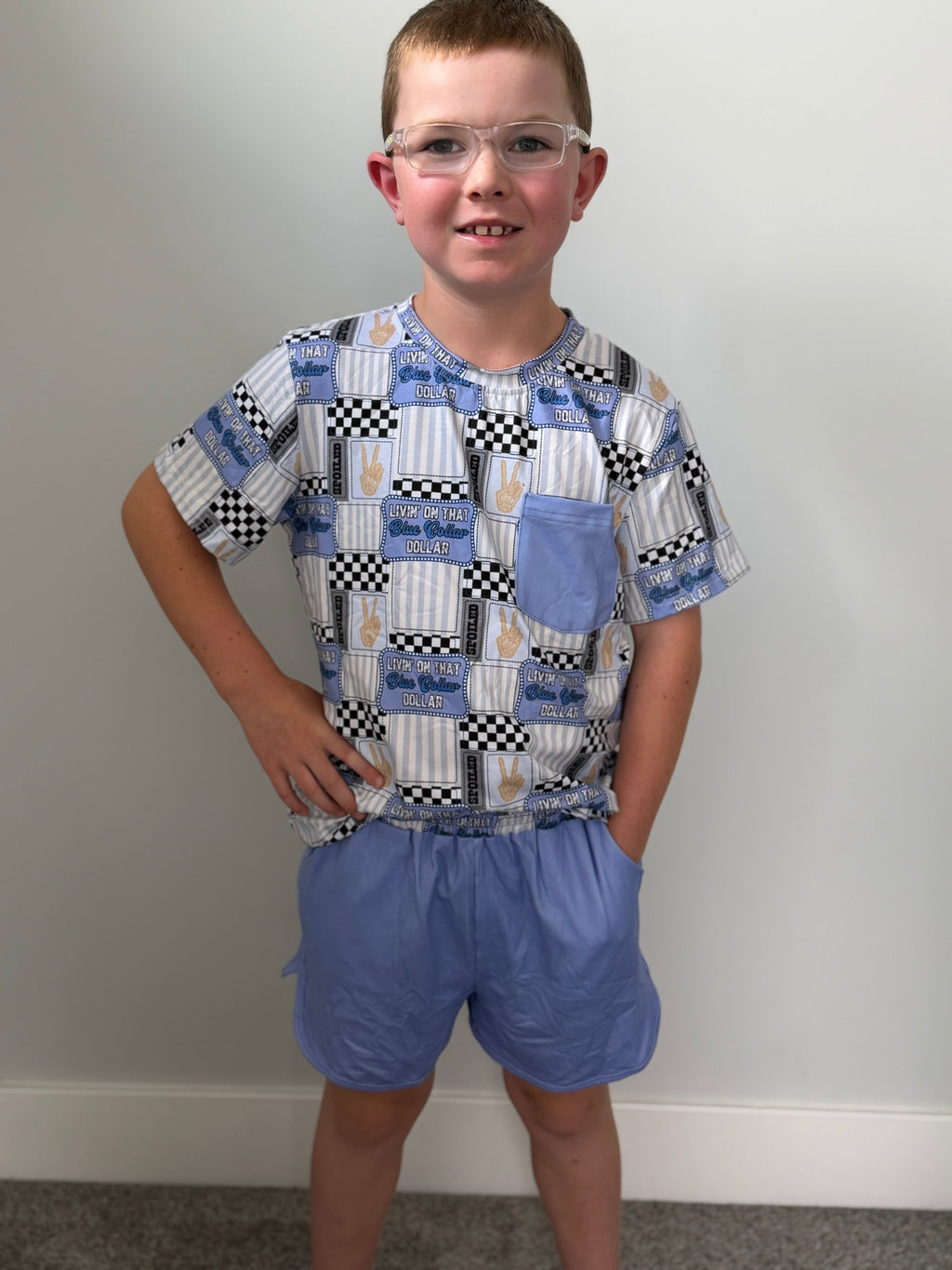 💙 Livin’ On That Blue Collar Dollar Boys Set 💙