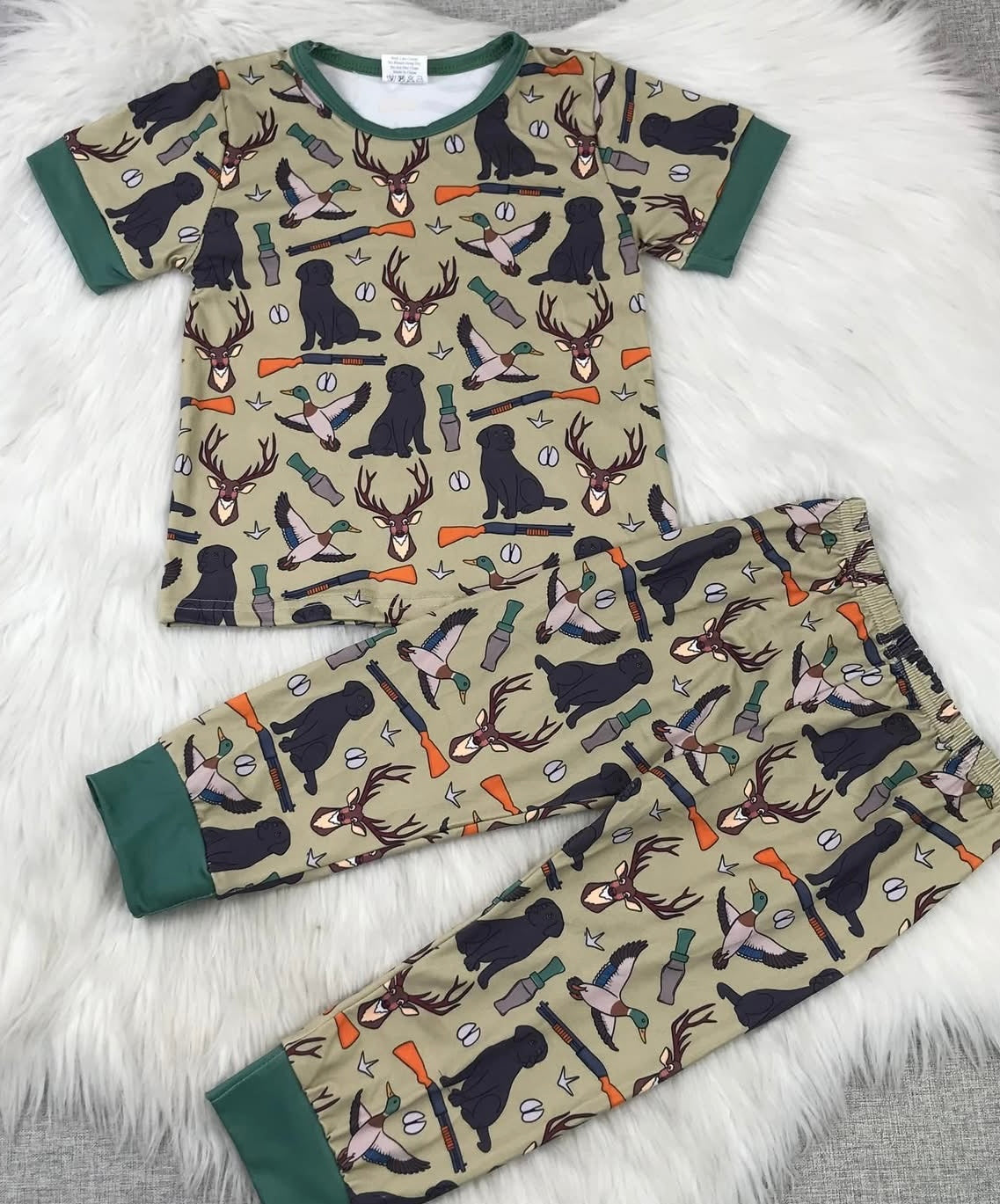 Little Outdoorsman Pajama Set 🦌🦆🐾