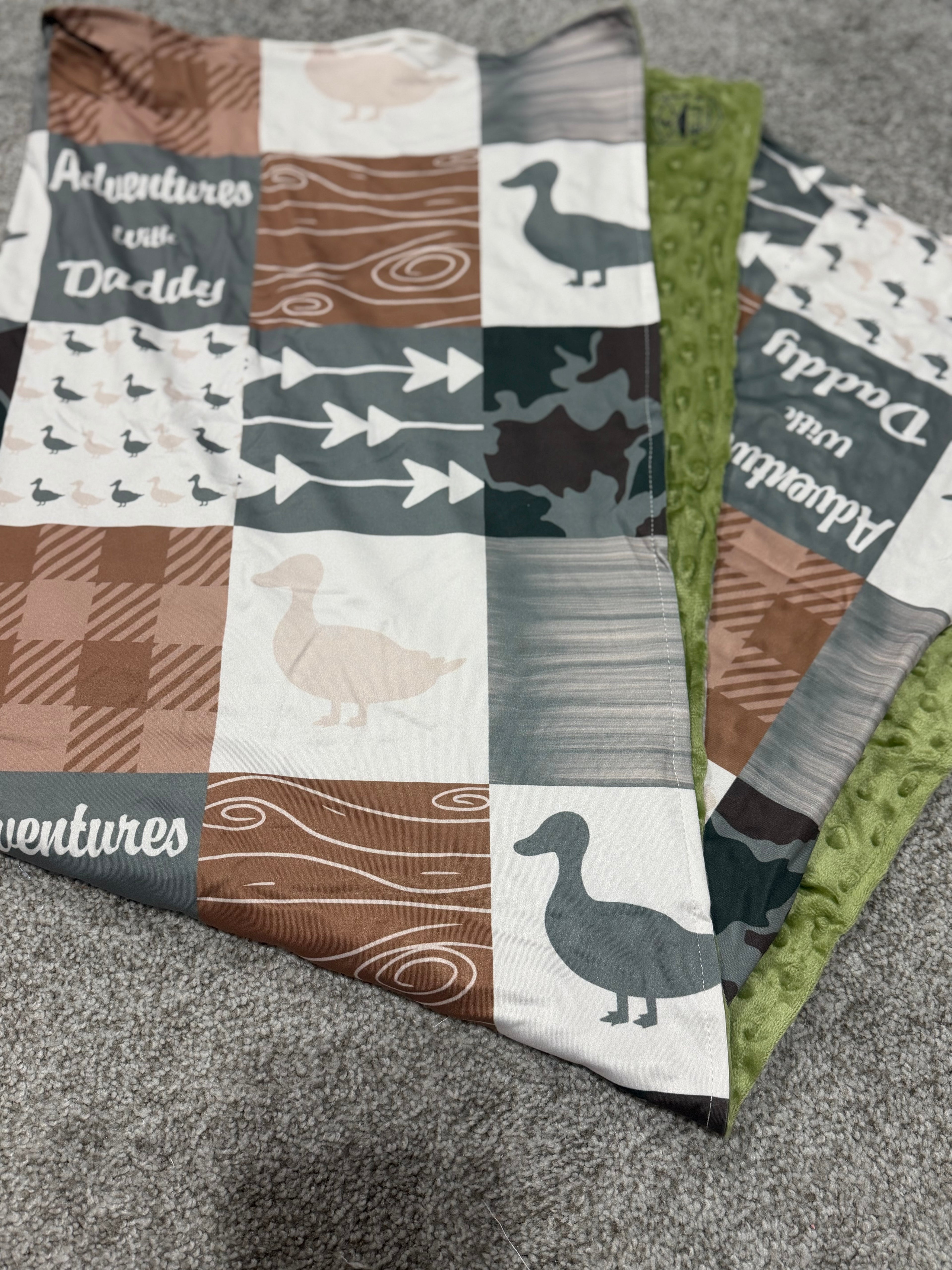 Adventures with Daddy Toddler Blanket