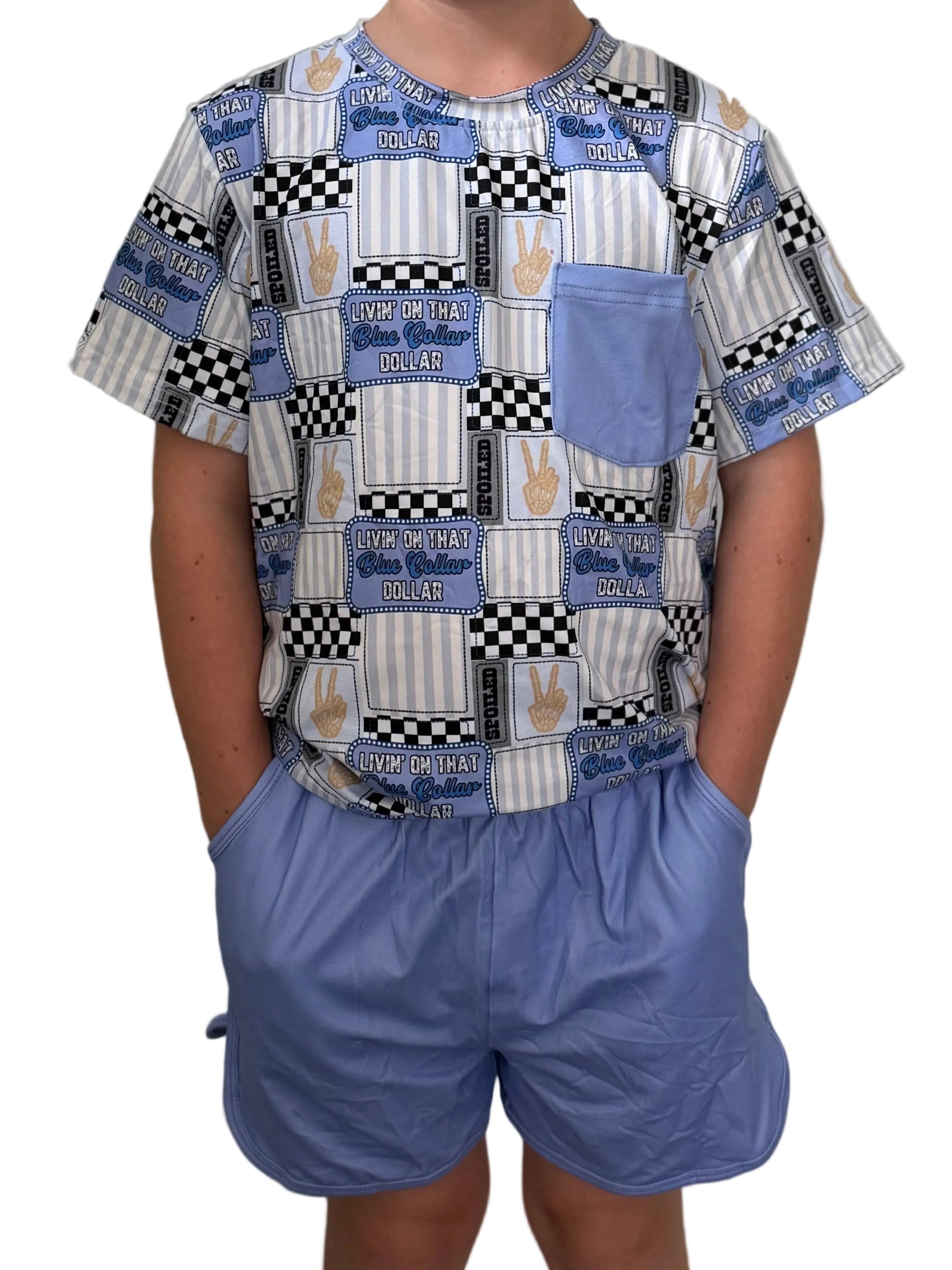 Livin’ On That Blue Collar Dollar Boys Set
