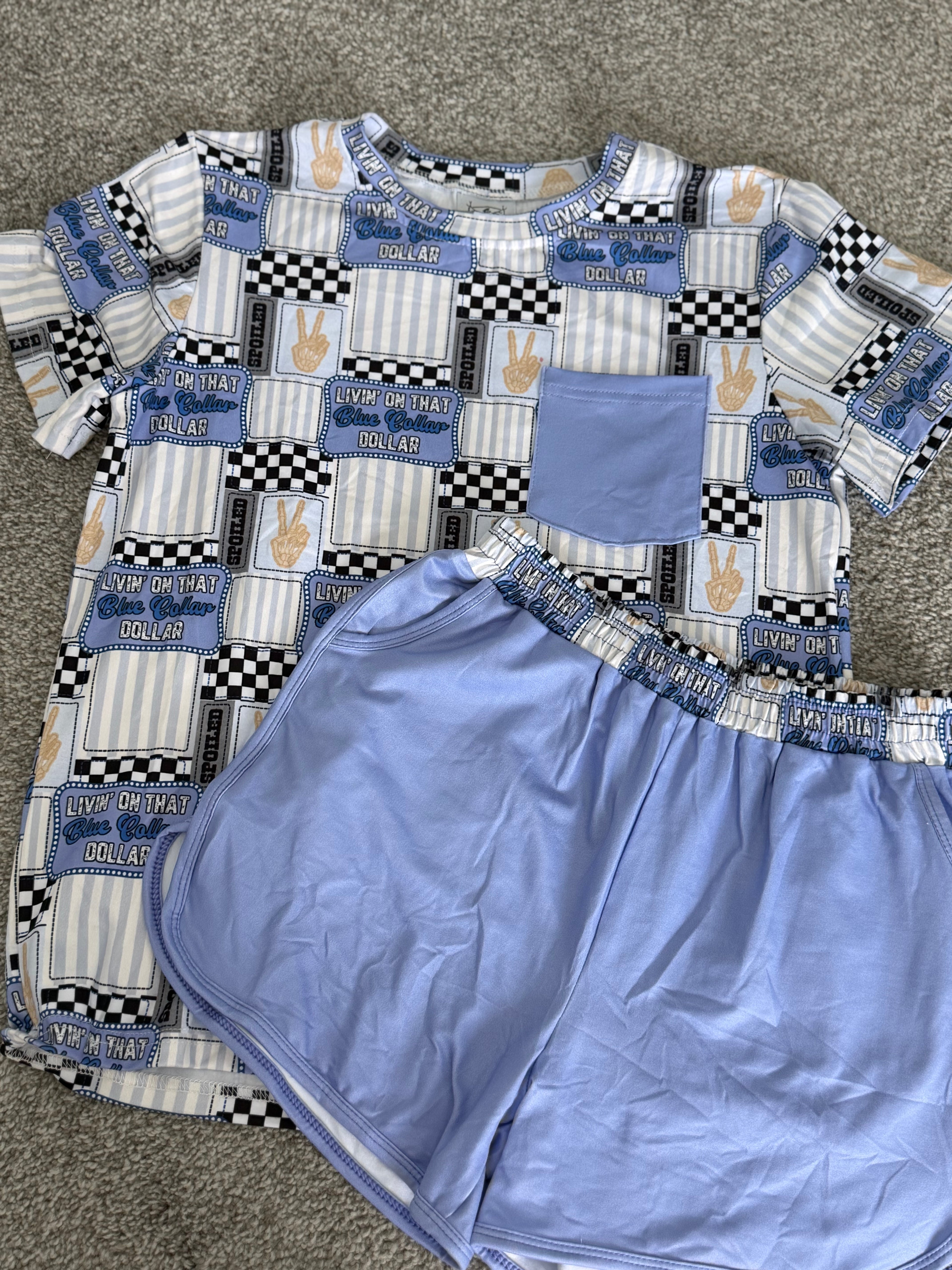 💙 Livin’ On That Blue Collar Dollar Boys Set 💙